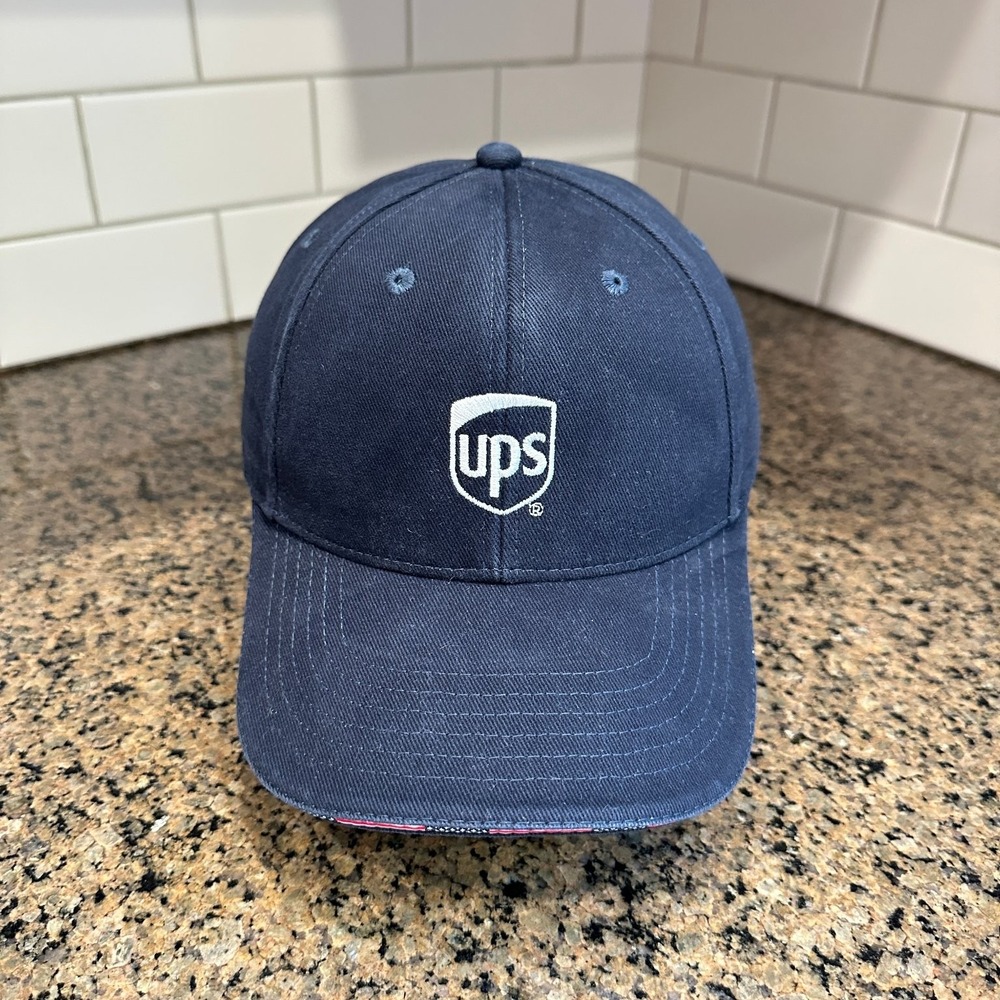Vtg‎ UPS K-Products Hat Strap back Blue L